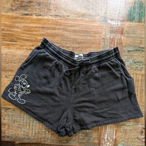 Disney Mickey Mouse Black Women's Shorts